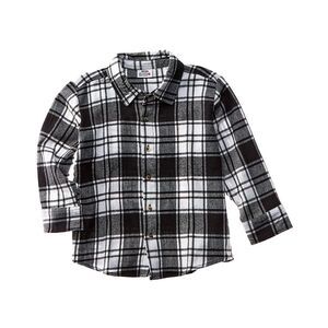 Mish Mish Boys  Bolt Flannel Shirt, Black